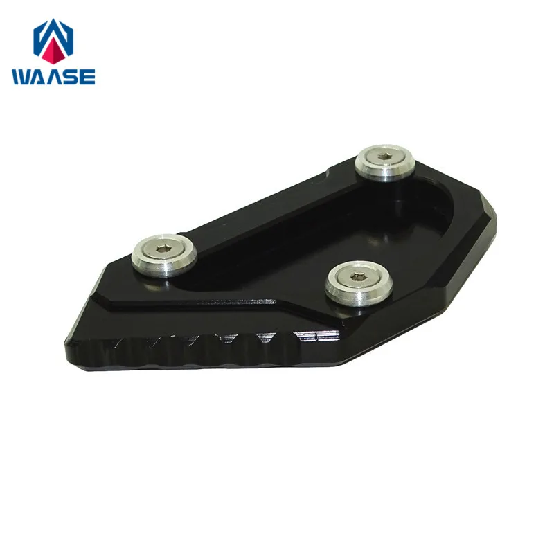 waase For Suzuki V-Strom 650 VStrom 650XT DL650 DL650XT 2012-2023 Kickstand Foot Side Stand Extension Pad Support Plate