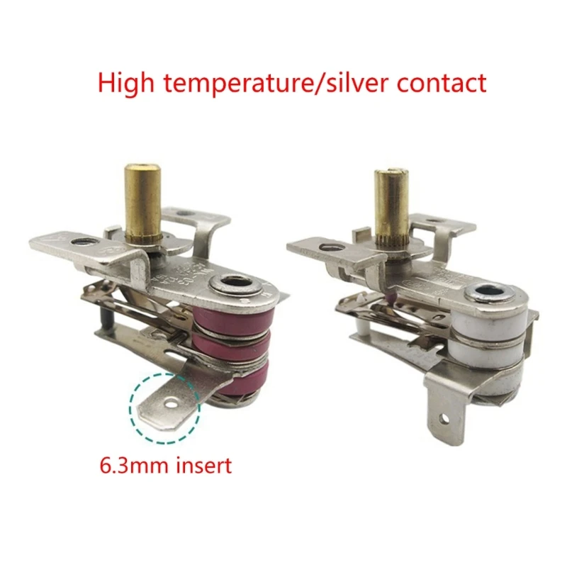 250V 15A 10A Adjustable Temperature Switches Bimetallic Heating Thermostat KST205D