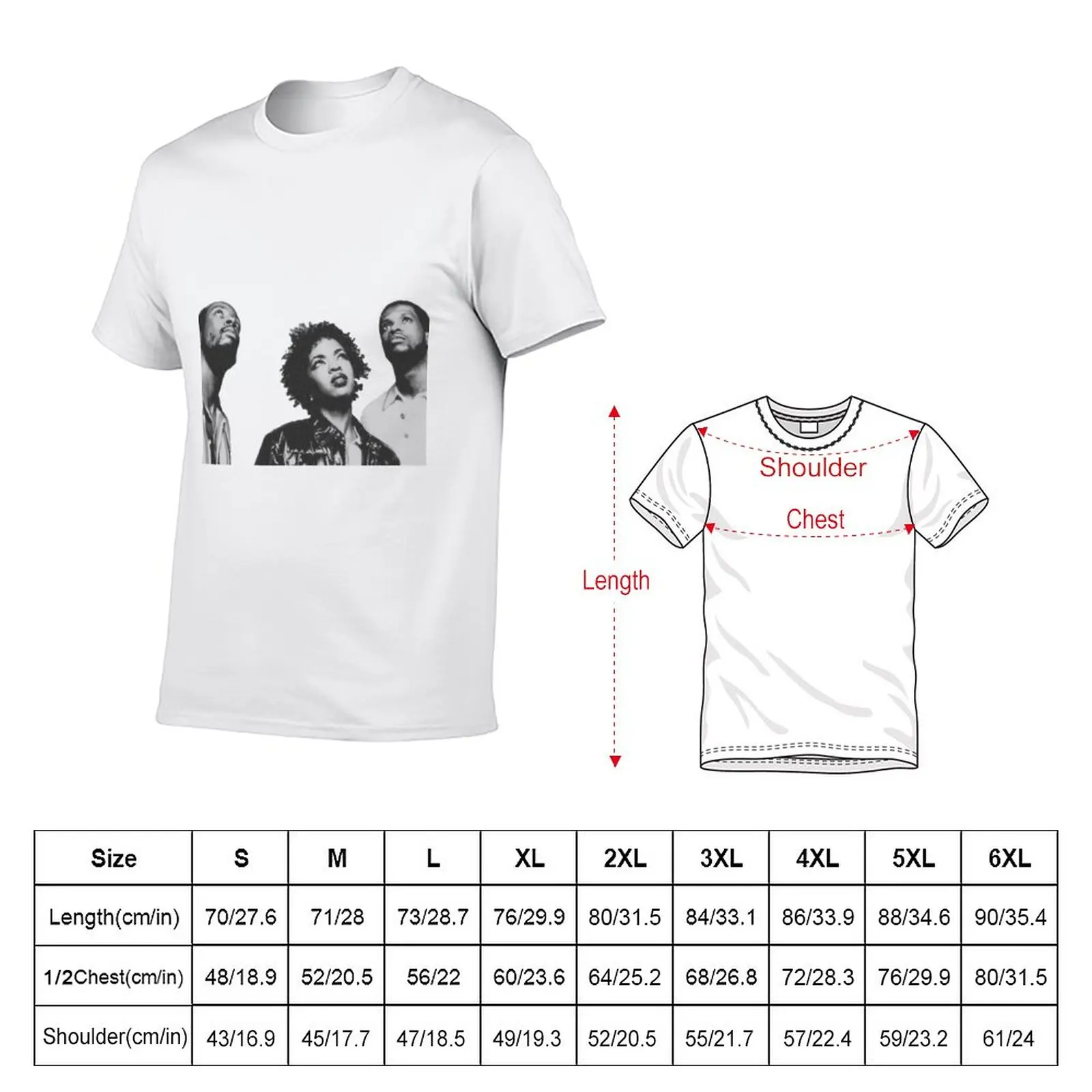 New The Fugees T-Shirt summer top blank t shirts plus size t shirts men t shirts