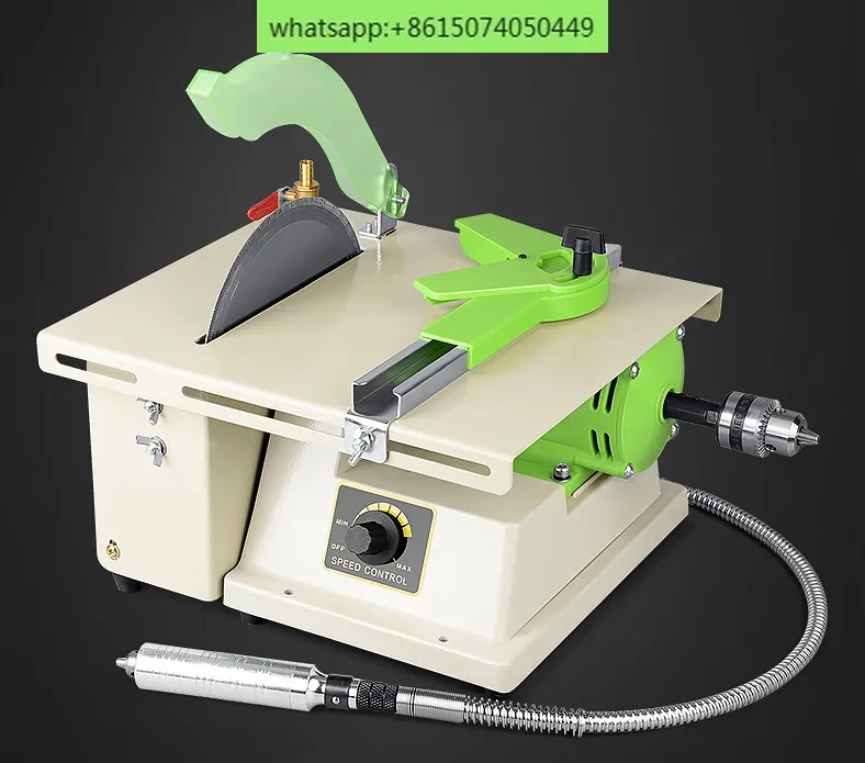 Jewelry Stone Rock Woodworking Carving Polisher Buffer Lathe Grinding Cutting Machine Set Electric Grinder Tools Kit 1380W 220V