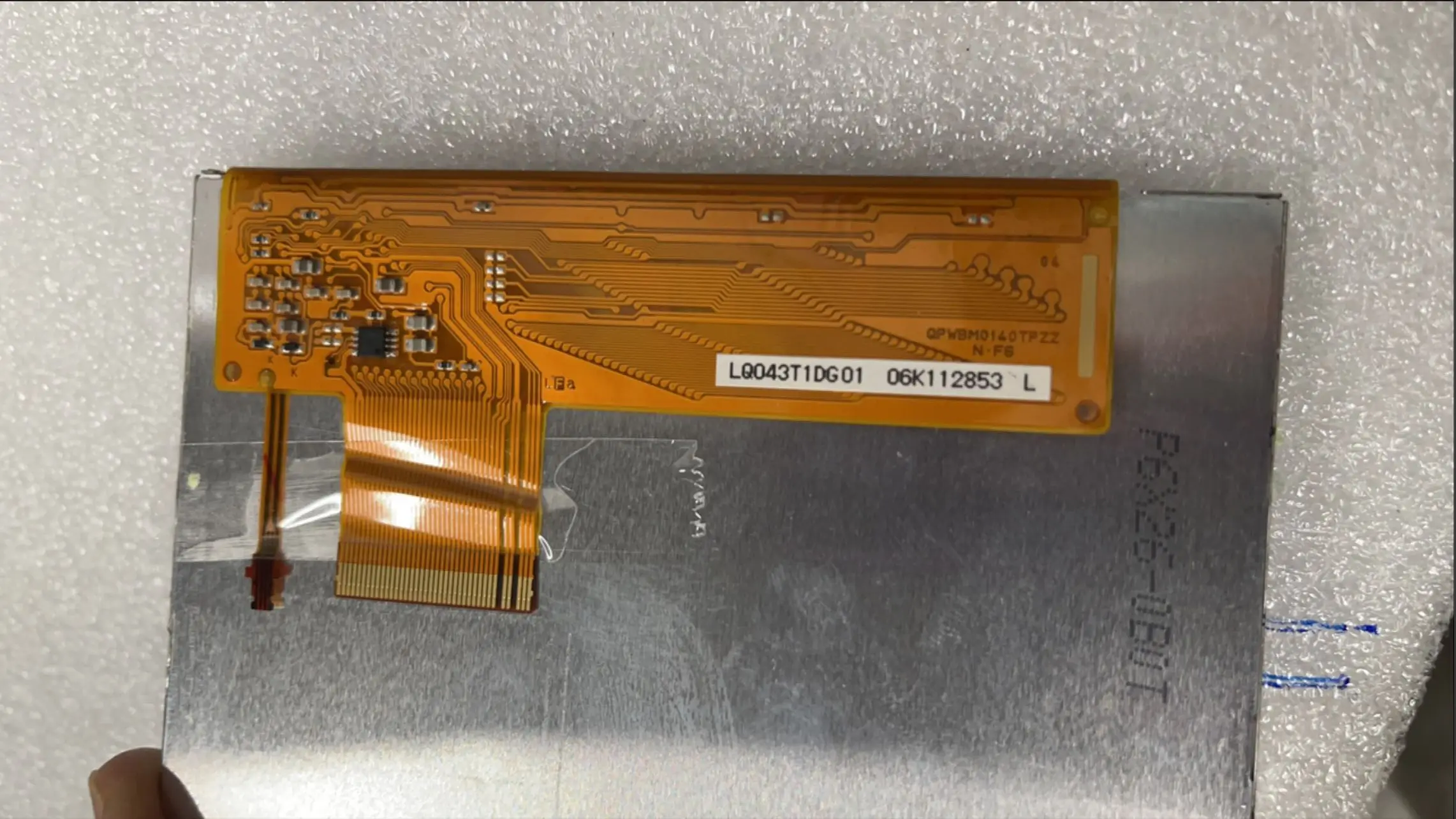 4.3 inch TFT LCD Screen LQ043T1DG01 LQ043T3DX02  WQVGA 480(RGB)*272 Touch screen