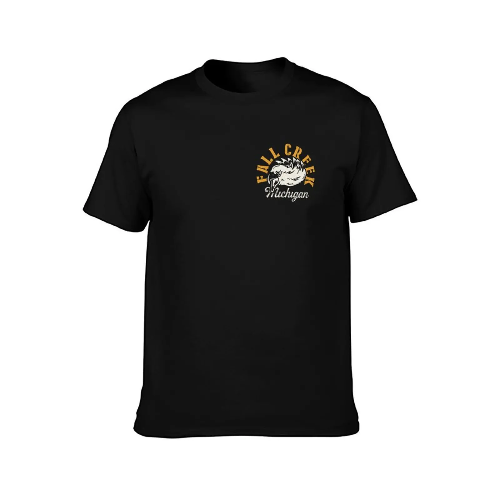 Edge of Collapse Series Merch Small Eagle Emblem T-Shirt Outdoor Work Short Sleeve Top