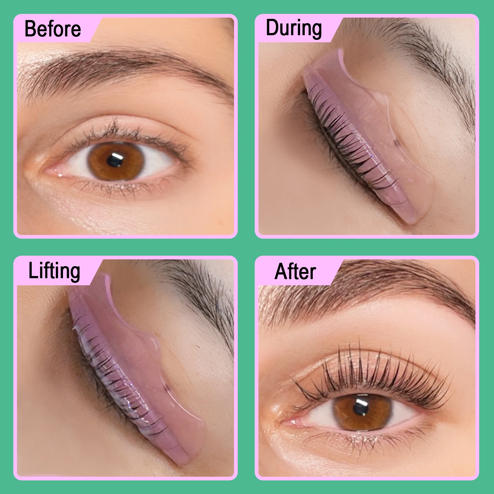 PERMANIA 6 Parigi L CURL Silicone Piegaciglia Lash Lift Pad Ciglia Perm Aste Eye Lash Curler Accessori Strumento di sollevamento ciglia