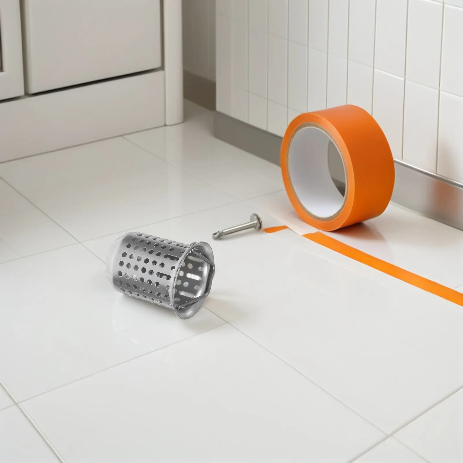 Stainless Steel Mesh Basket For For Bathroom Sink Family Drain Silver Thickened Sewer Strainer Handle Kitchen Filter