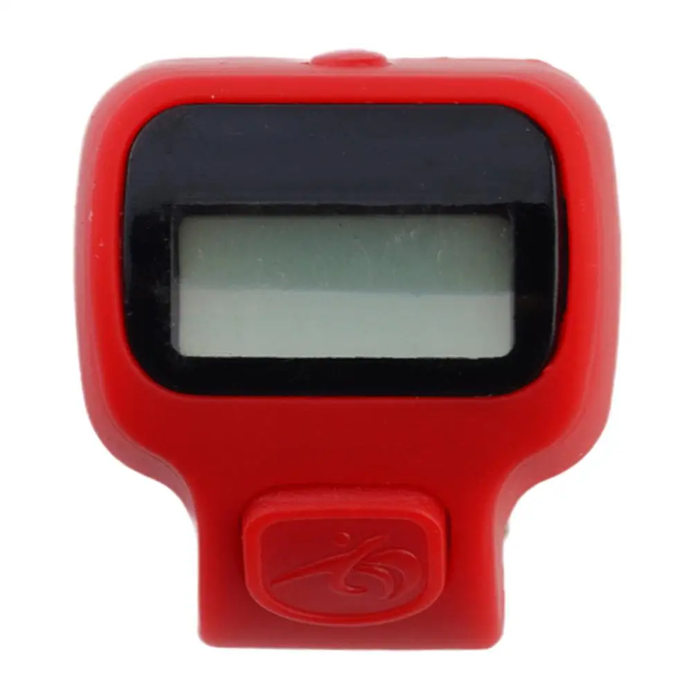 MINI แหวนรูปร่างเคาน์เตอร์นิ้วมือ LCD Electronic Digital TALLY Counter สมาร์ทแหวนคลิก Lap Counter กิจกรรม Clicker Finger Counter