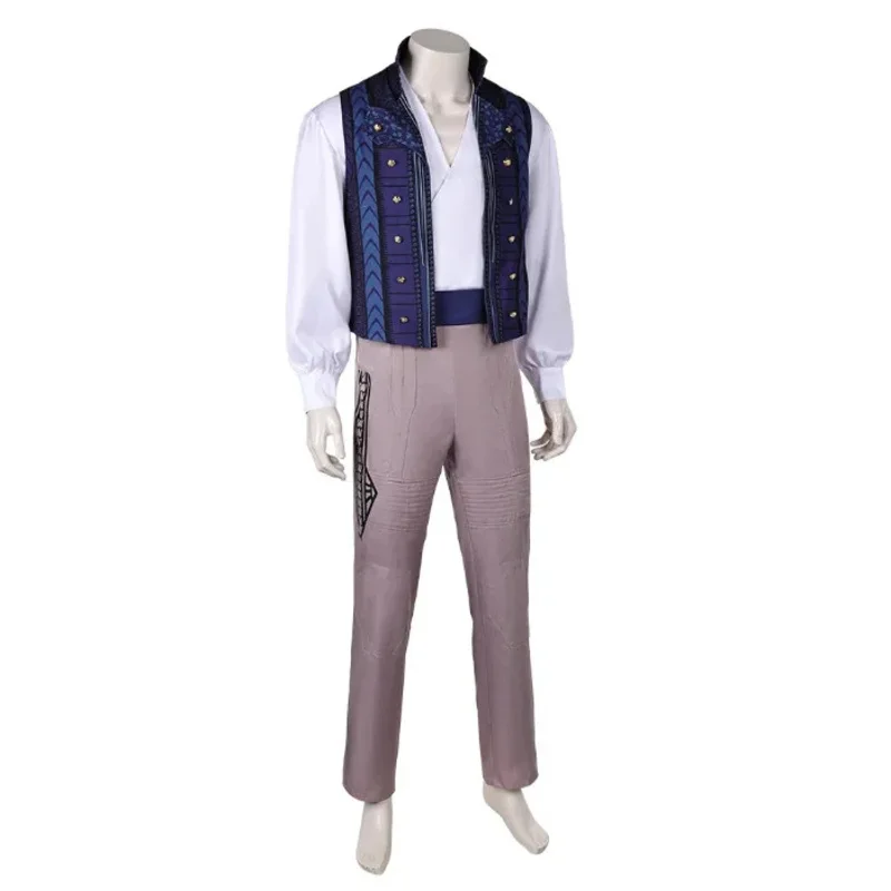 

Wicked Prince Fiyero Cosplay Costume Disguise for Adult Men Clothes Shirts Vest Pants Outfits Halloween Carnival Party Suit mj:3