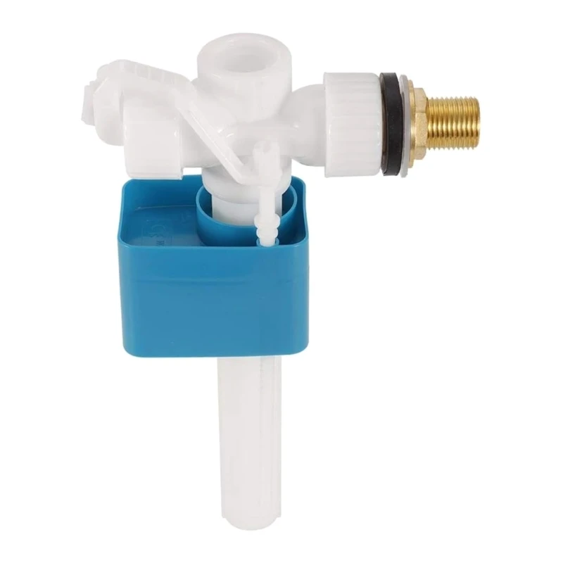 Valvole ingresso laterali a galleggiante regolabile Flussi d'acqua Valvole acqua in plastica resistente con tubo in rame