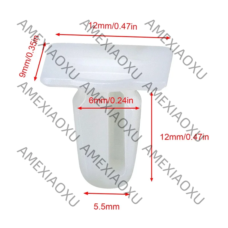Door Sill Covering Trim Clips Fasteners for BMW 51471840960 E30 E31 E32 E34 E36 E38 E39 E46 Z3 M3 M5 3 5 7 8 Series AMEXIAOXU