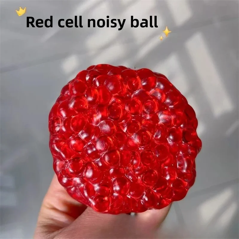 1PC Squishy Balls Ice Beads Stress Relief Toy Super Soft Sensory Fidget Toys for Kids Adults Anxiety Relaxation Squeeze Gift