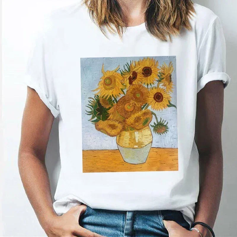 History of Art Line Funny T Shirt Women Short Sleeve Top Harajuku Graphic Tee Shirt Female Fashion 2024 Clothes Woman Tshirt