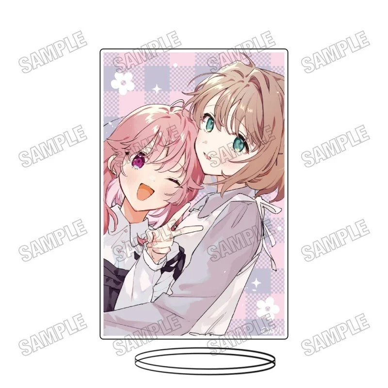 GL I Want to Love You Till Your Dying Day Totsuki Sheena Kagari Mimi Rectangle Acrylic Stand Model Plate Keychains Desk Decor