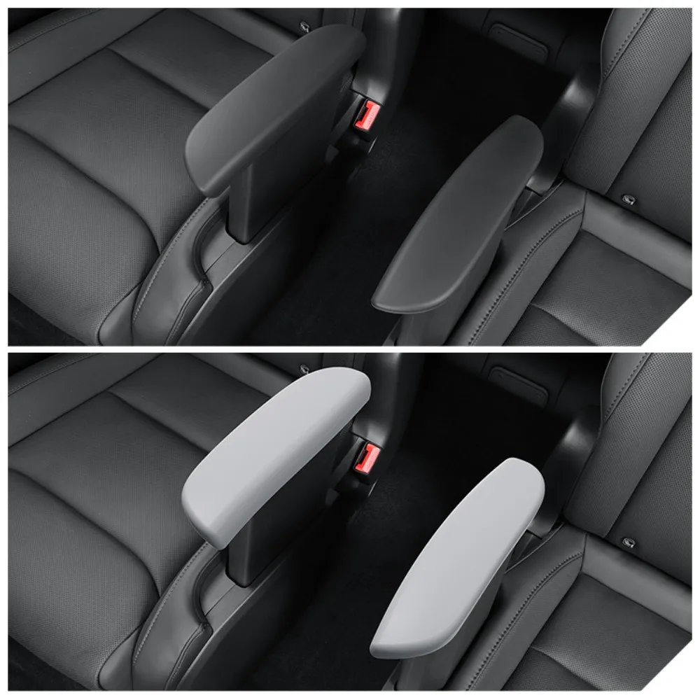 Car Handrail Protective Gloves For Tesla Model YL 2025+ Second Row Armrest Protective Cover Interior  Mouldings Car Accessories