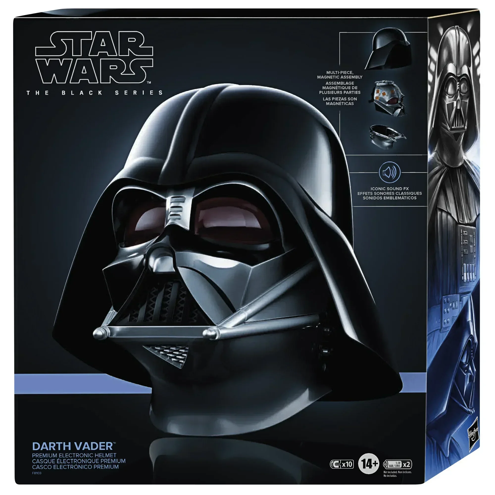 Original Star Wars Cool Black Knight Darth Vader Tragbarer 1:1 Helm F8103 Sammlung Modell Waren Spielzeug Geschenk Auf Lager