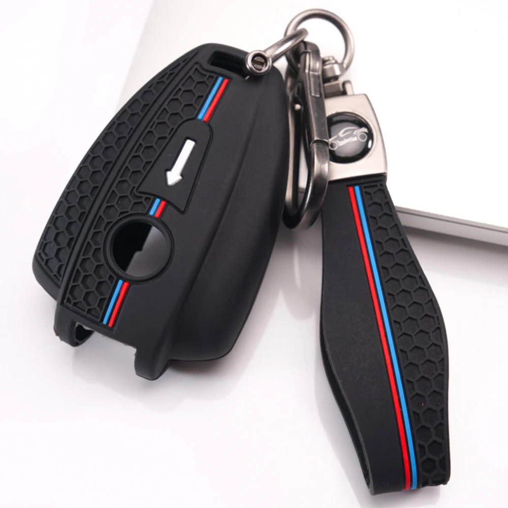 Smart Key Shell With Chain For BMW R18 R18B R18TC R1 Roctane R18 Classic 100 Years R18 719 Drop Resistant Anti Scratch Flexible
