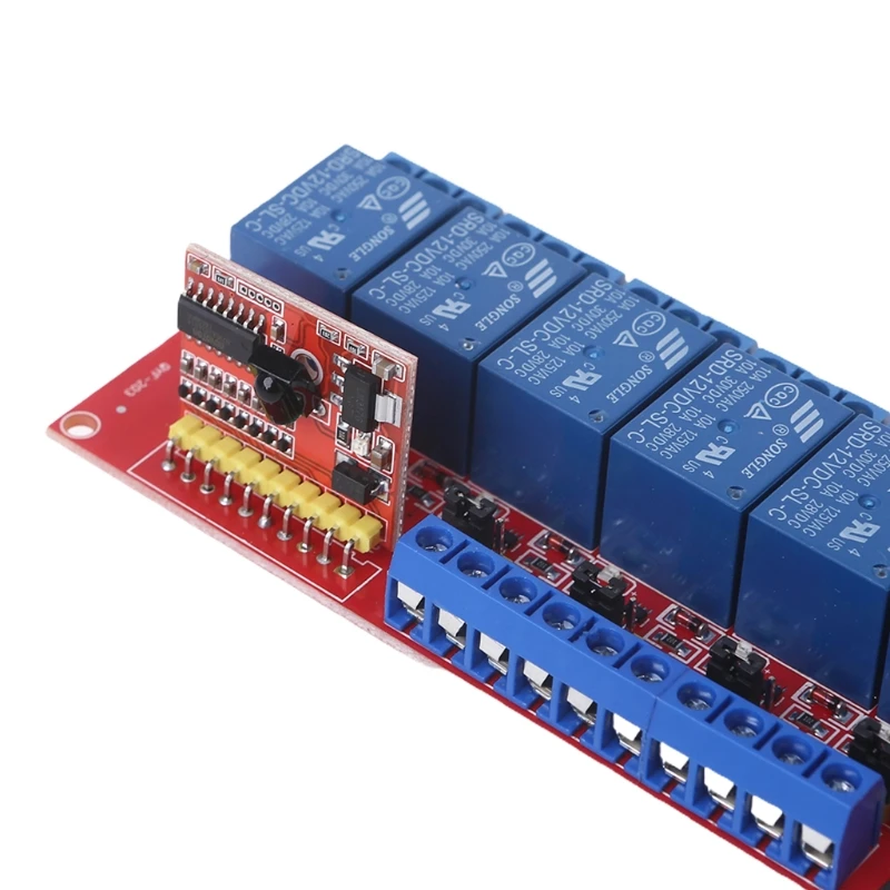 Modul Relai Remote Control Inframerah Multifungsi 8 Saluran 12V