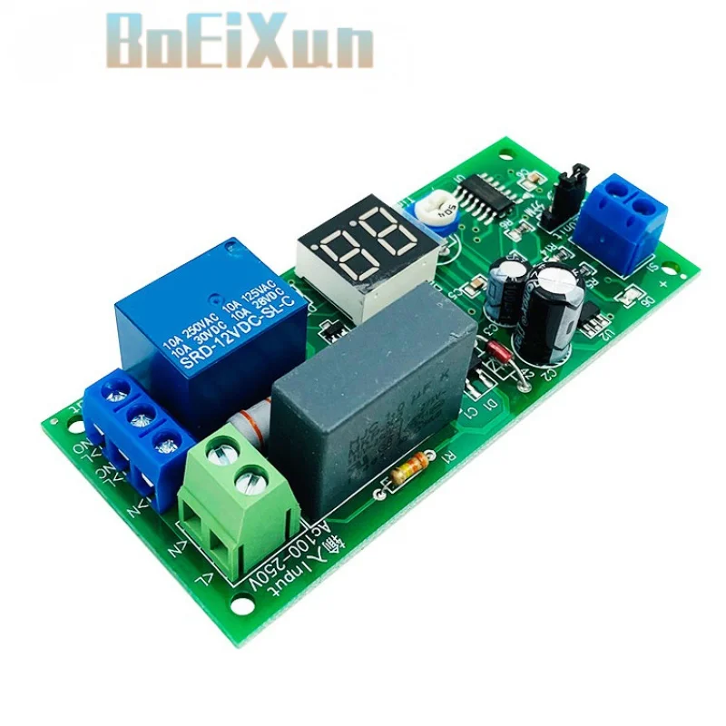 

AC220V Delay Timer Switch Turn Off Board 0 Seconds-99 Minutes Delay Relay Module