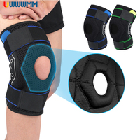 1Pcs Adjustable Hinged Knee Brace Women Men Open Patella Knee Support Stabilizer Pain Relief Knee Protection Arthritis Sports