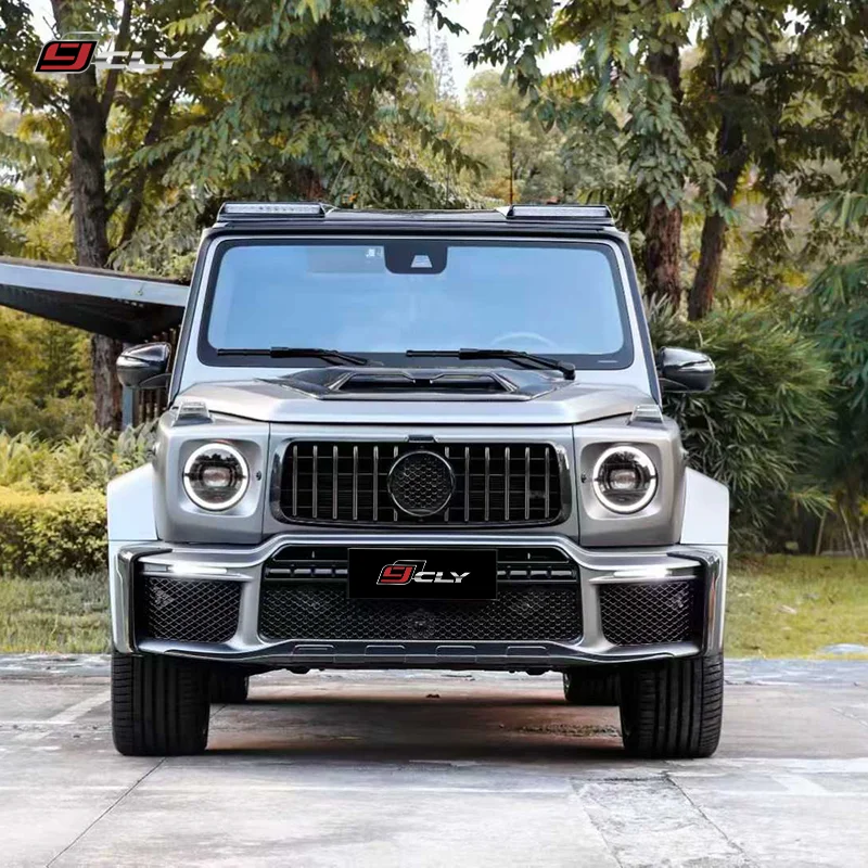 For G Class 2019-2025 W464 W465 New G-800 Wide Star Bodykit Dry Carbon Fiber Bumper Hood Spoiler Mirror Cover