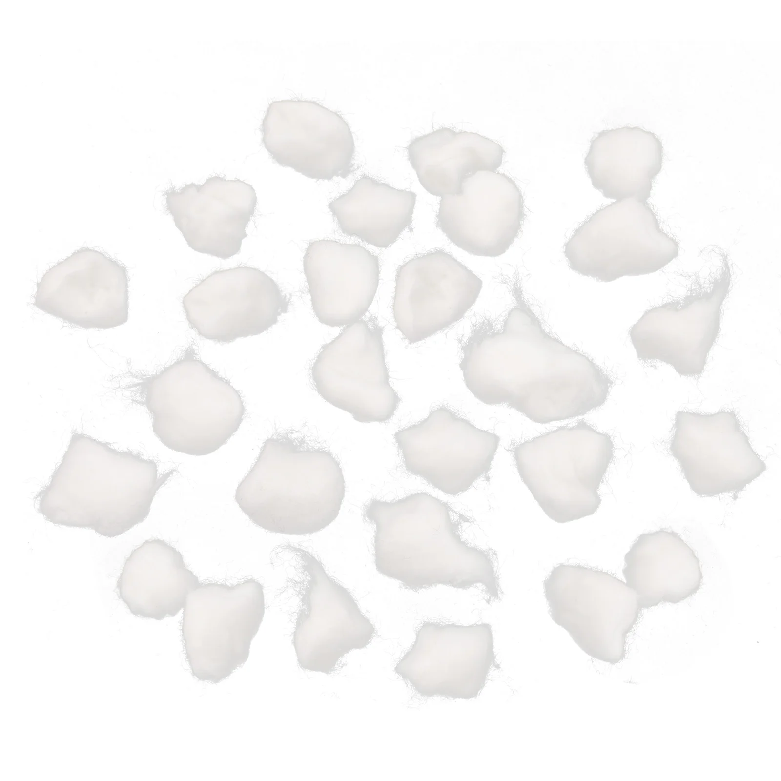 300 pezzi di tamponi di cotone per trucco Gel Polish Remover Nail Balls per la pulizia delle unghie assorbente bianco