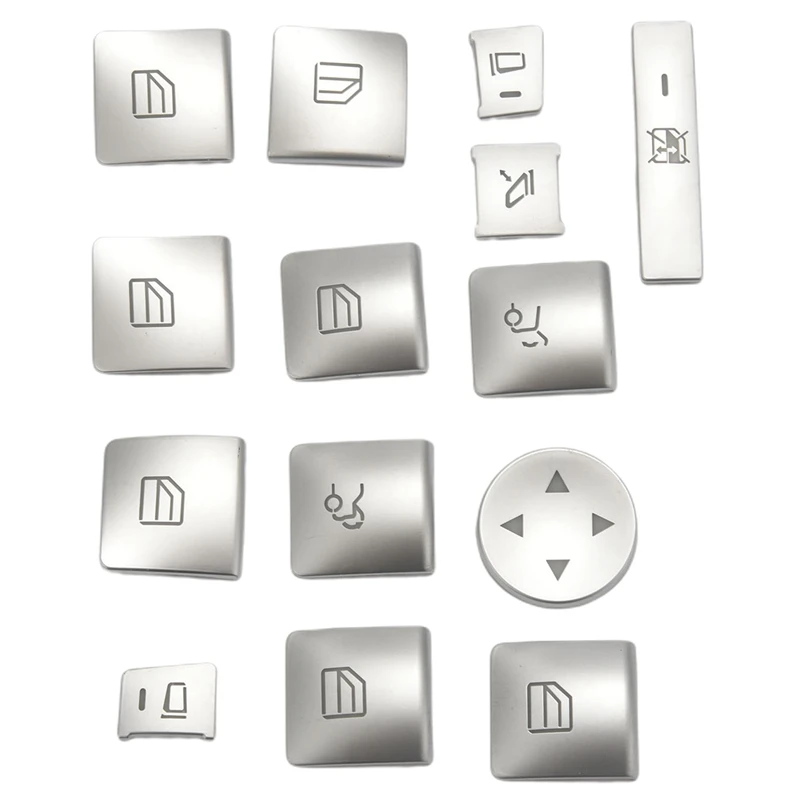 Inner Door Armrest Window Switch Button Trim Cover Sticker for Benz New Arrivals in Stock