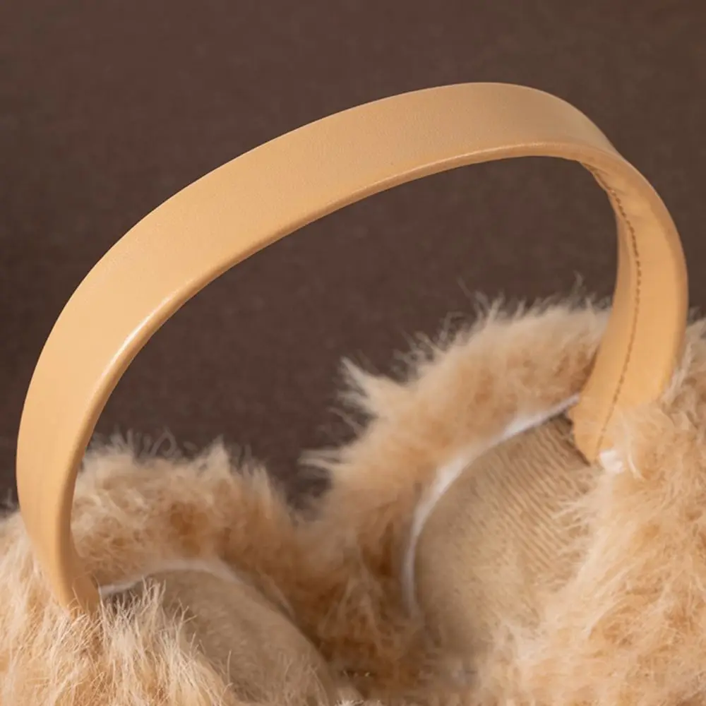 جديد لينة الأذن دفئا الباردة حماية طوي غطاء للأذنين الدافئة تقليد الأرنب الفراء واقيات الأذن النساء الرجال #4