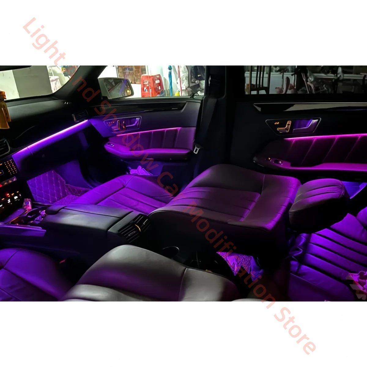 For Mercedes-Benz GLE-Coupe W292/GLE/GLS/ML/GL W166 Dynamic Ambient light A-pillar hourglass high pitch 3 color change 12 color