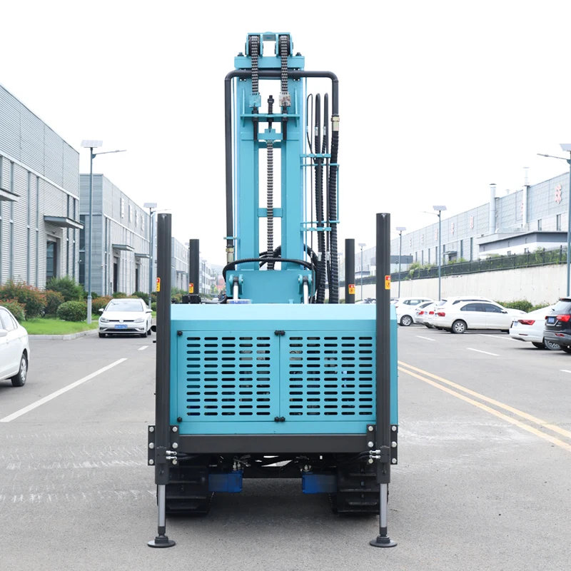 Customized Wheel Mounted Rotary Drill 300M Portable Diesel Hydraulic Flexible Best Selling Machine Water Well Drilling Rig