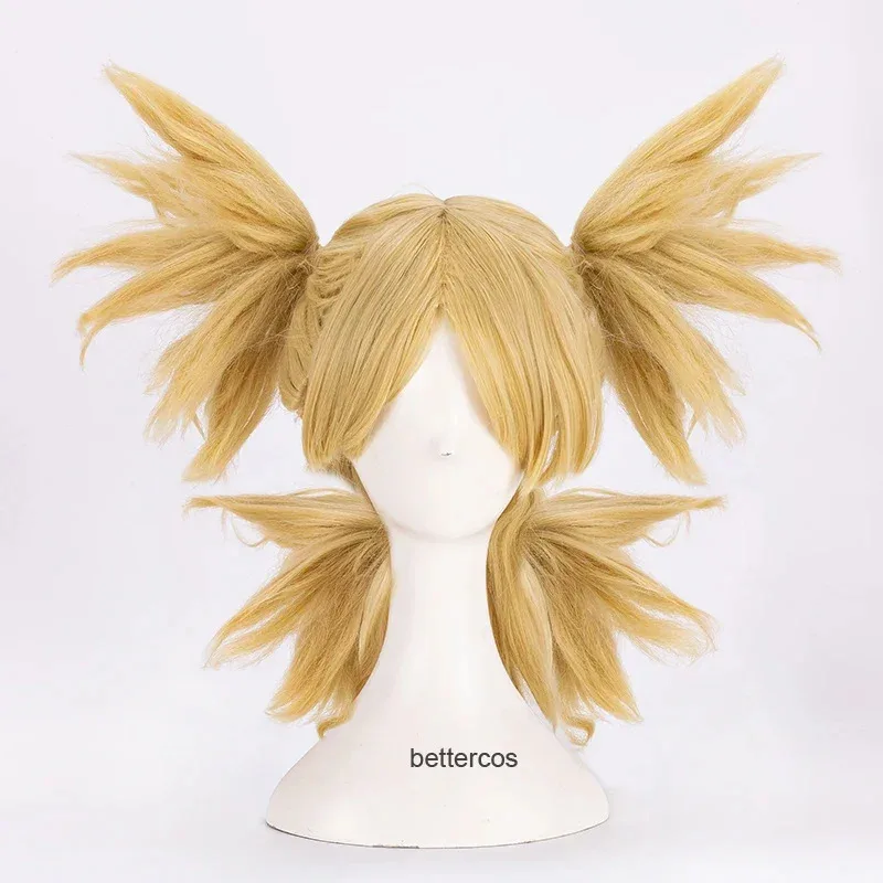

Temari Nara Cosplay Wig Golden Blonde Heat Resistant Synthetic Hair Wig + Wig Cap