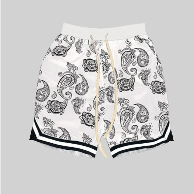 Summer Men Vintage Shorts Kids Floral Hawaii Vacation Shorts Boys Casual Beach Shorts Adult Fashion Short Pants Streetwear