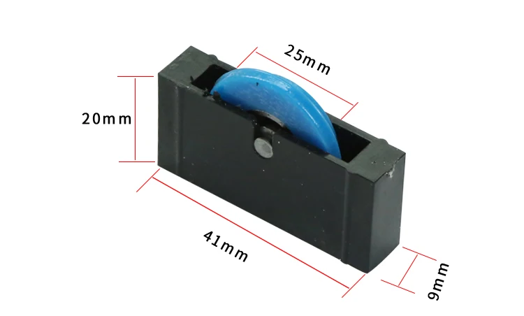 High quality T-type push blade pulley, durable, wear-resistant and silent glass push blade wheel