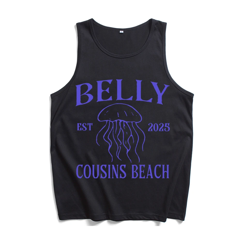 كوزينز بيتش الصيف تحولت الموسم الجميل 3 تانك القمم تي شيرت رجل امرأة الشارع الشهير سترة قميص مروحة هدية