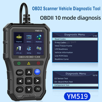 YM519 OBD2 Scanner Car Fault Detector Vehicle Diagnostic Instrument Engine Battery Testing Auto Code Reader For CAN OBDII Cars