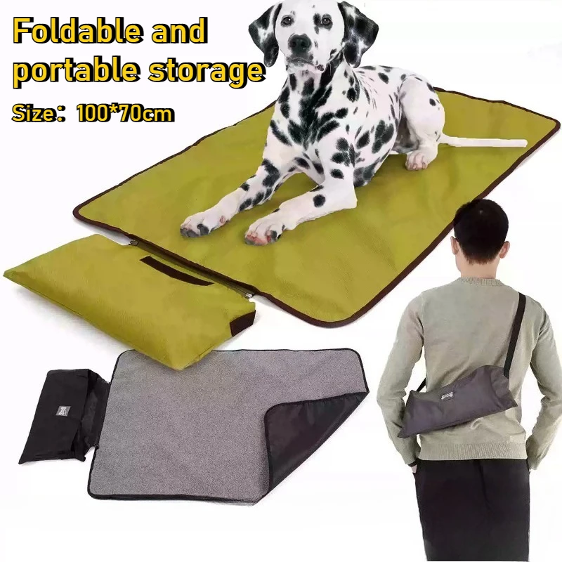 Pet Blanket Outdoor All Season Waterproof Warm Foldable Portable Dog Mat Travel Camping Sleeping Bed Pet Supplies Accessories