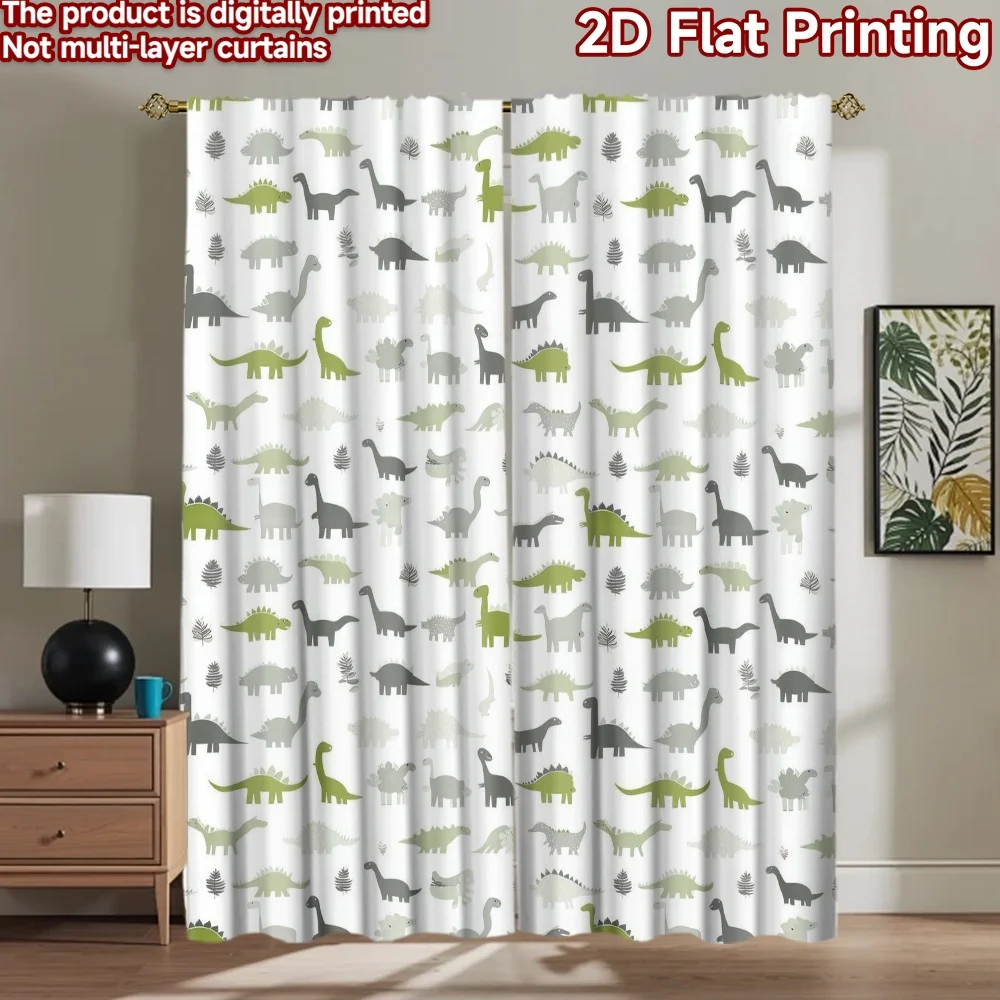 

1pc 2D flat Photography Backdrop Popular Tapestry Dinosaurs and Ferns 100% Polyester Festive Backdrops for Suitable for event