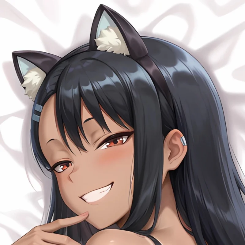 Dakimakura Anime Pillow cover Hayase Nagatoro Double-sided Print Of Life-size Body Pillowcase Gifts
