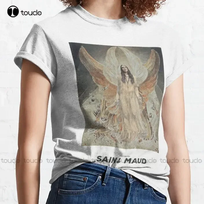 Saint Maud Classic T-Shirt Halloween Shirts For Teen Girls Outdoor Simple Vintag Casual T Shirts Custom Gift Xs-5Xl Tshirt New