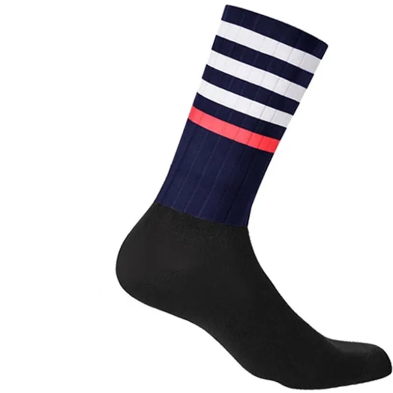 Chaussettes de cyclisme coordonnantes pour pilotes, moulure intégrale, haute technologie, compression de vélo, chaussettes de sport en plein air, 2024