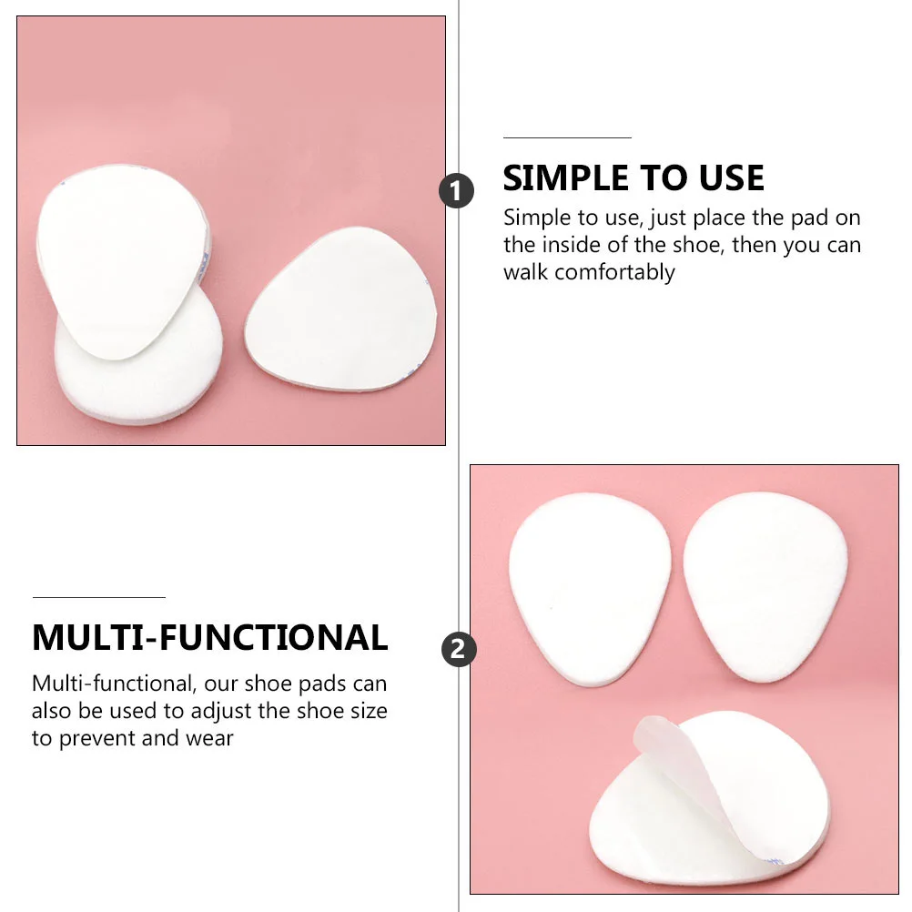 

12pcs Silicone Insoles Forefoot Pads For Pain Relief High-Heel Comfort Front Foot Cushions Anti-Slip Orthotic Female Foot Care