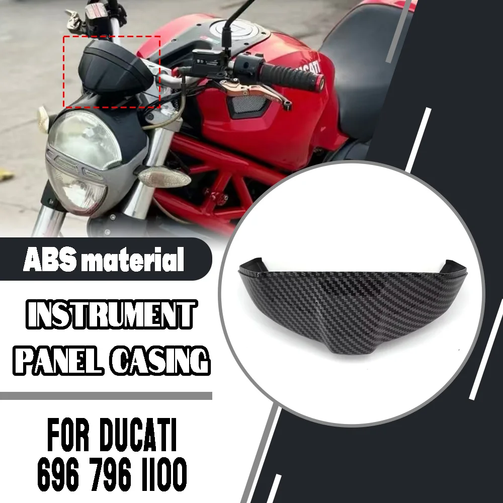 For DUCATI Monster696 Monster796 Monster M1100 Motorcycle Instrument Case Cover Speedometer Tachometer Case Cover Fairing Parts