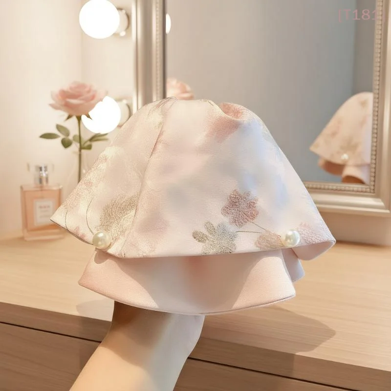 

Новая элегантная заколка для волос в китайском стиле с принтом и жемчугом, атласная, для женских причесок, аксессуар для волос, украшение для головы