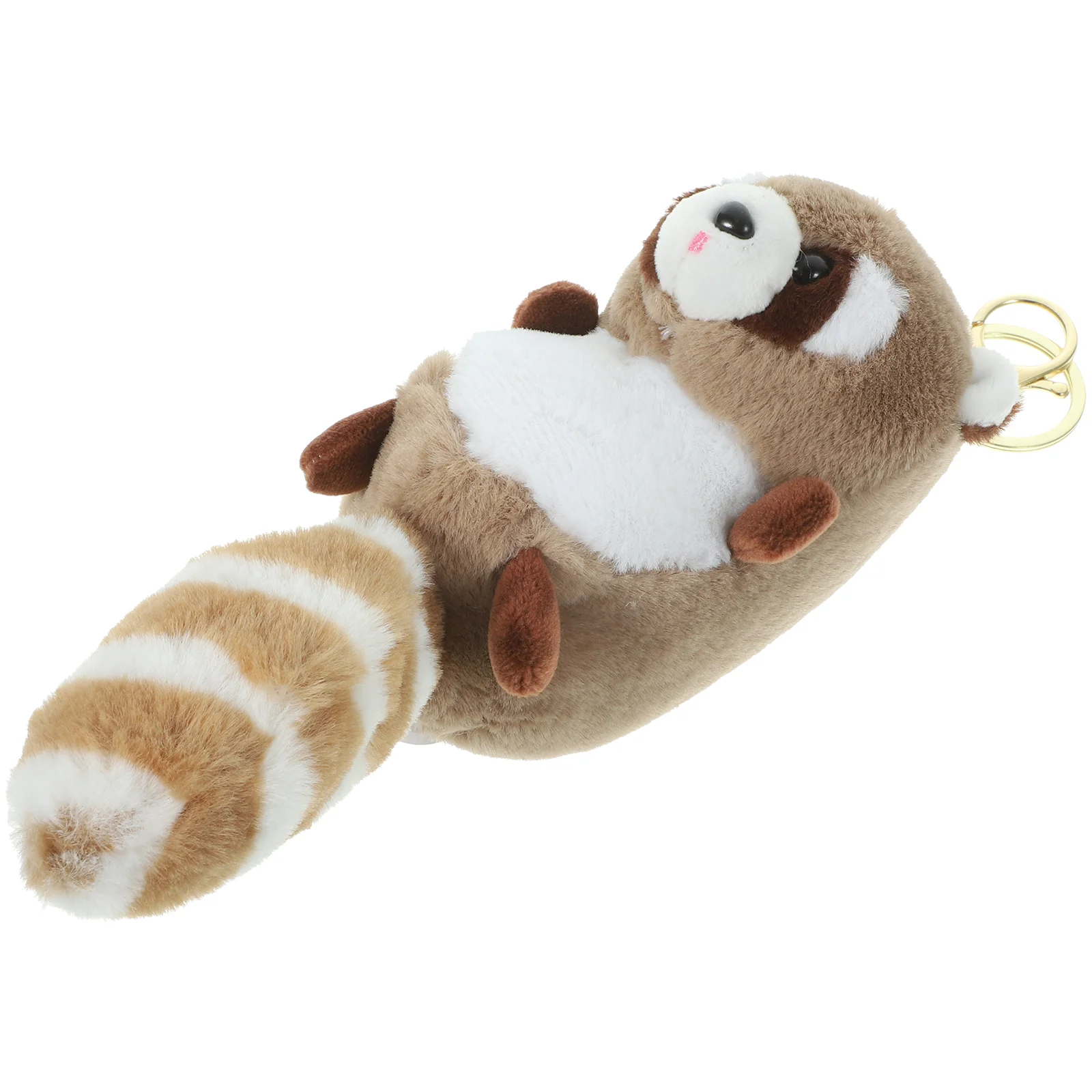 

Plush Keychain Red Panda Pendant Cute Keychains for Women Bag Hanging Decors Decorative Adorable Coffee Stuffed