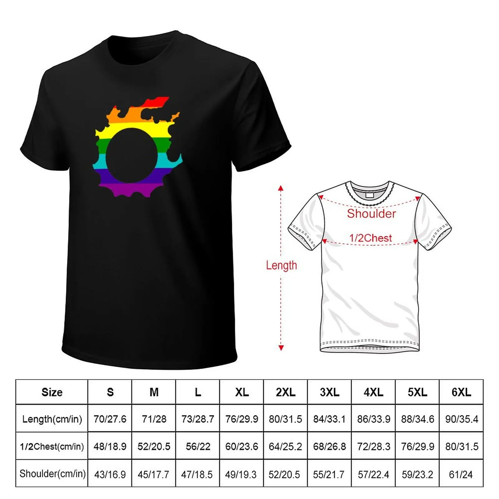 FFXIV Pride T-Shirt Retro Graphic Print T-Shirt