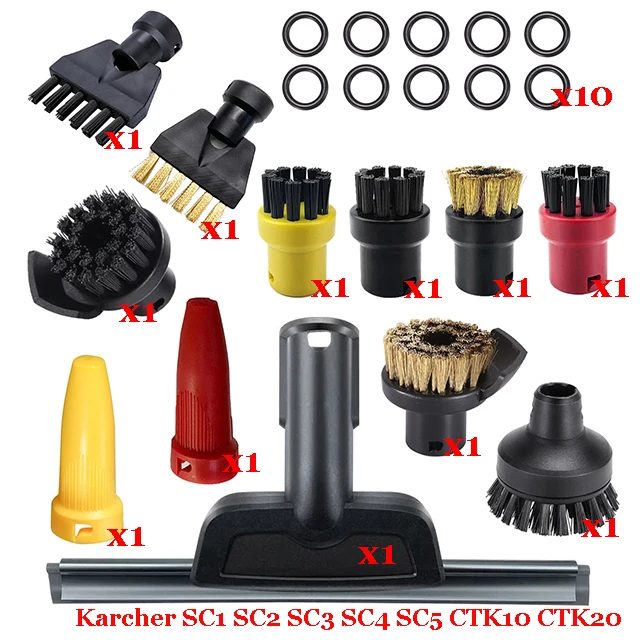 Voor Karcher Sc1 Sc2 Sc3 Sc4 Sc5 Sc7 Ctk10 Ctk20 Handheld Stoomborstelkop Krachtige Nozzle Vervanging Stofzuiger Onderdelen