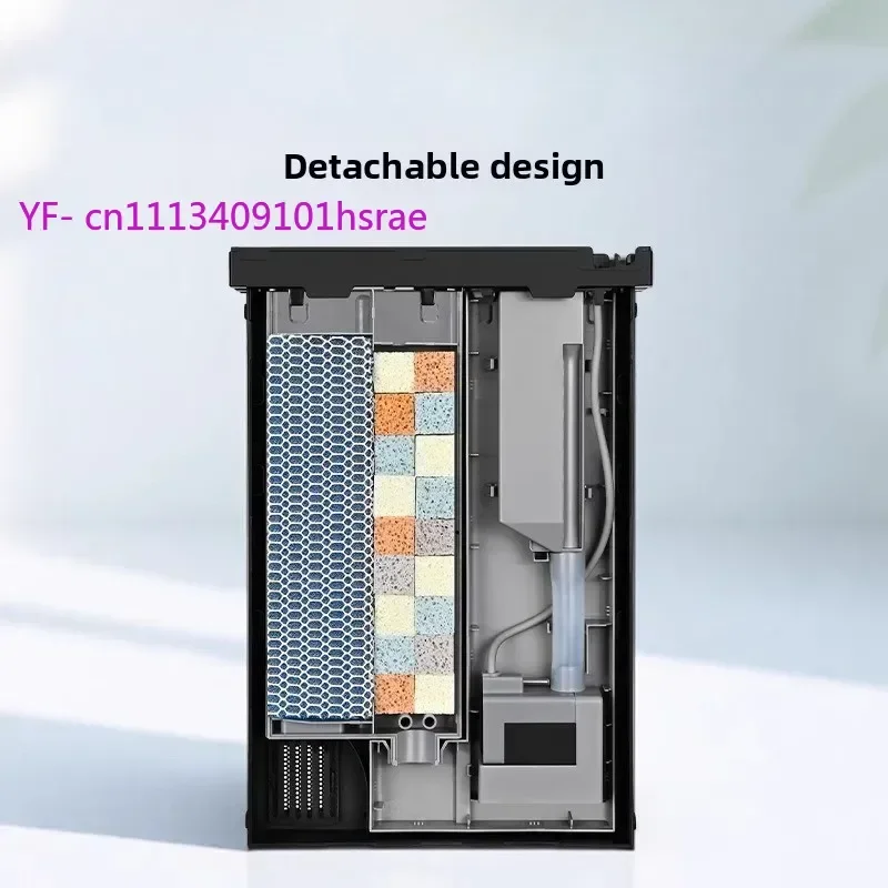 Removable Filter Cartridge Mod Kit for Xiaomi Smart Aquarium 2nd Generation, Filter Media Compartment