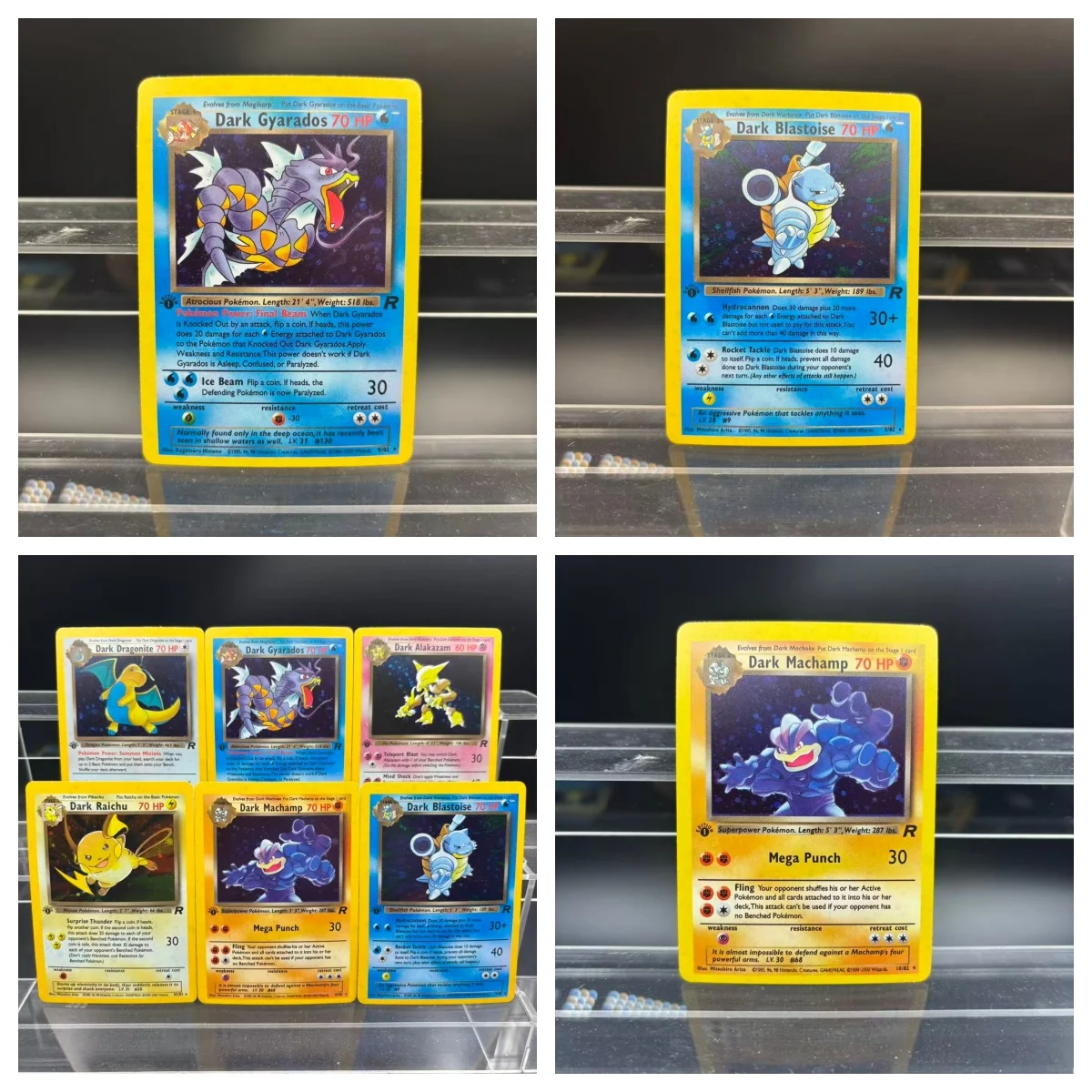 

Коллекционные карты PTCG DIY 1-е издание Dard Blastoise Gyarados PL, самодельная одиночная карта, классическая игра, аниме-карта, подарочная игрушка