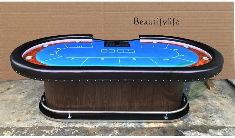 

J New Chips Texas Poker Table Table Chess Room Club Special Table Can Be Customized Size And Color