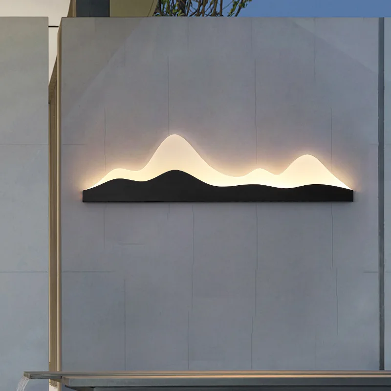 Outdoor waterproof wall lamp, wall lamp, garden courtyard background wall decorative lamp