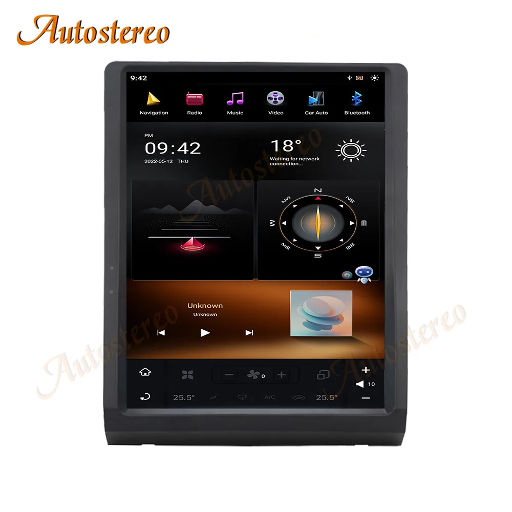 13 Inch Carplay Android 13 Car GPS Navigation For Toyota Land Cruiser LC70 LC75 LC76 Multimedia Player Head Unit Car Radio