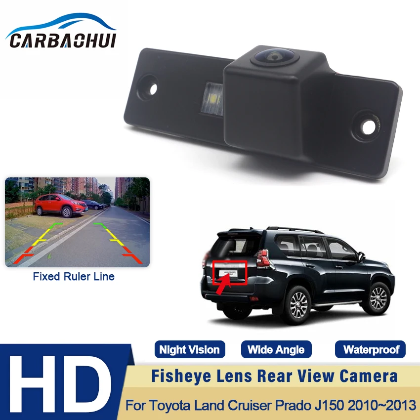 

CCD Автомобильная резервная парковочная камера HD CCD Водонепроницаемая камера заднего вида для Toyota Land Cruiser Prado J150 2010 ~ 2013 Широкий угол