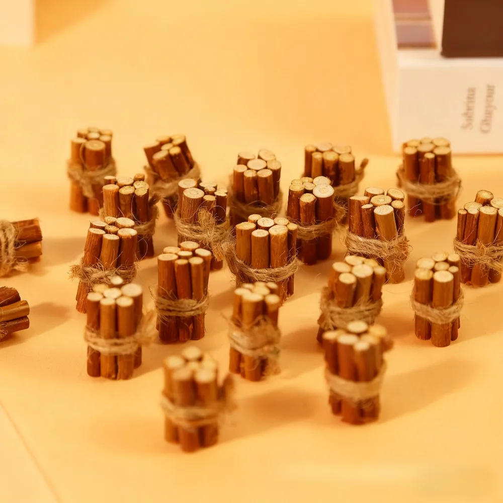 14/21/28 Pcs Miniature Realistic Firewood Models 